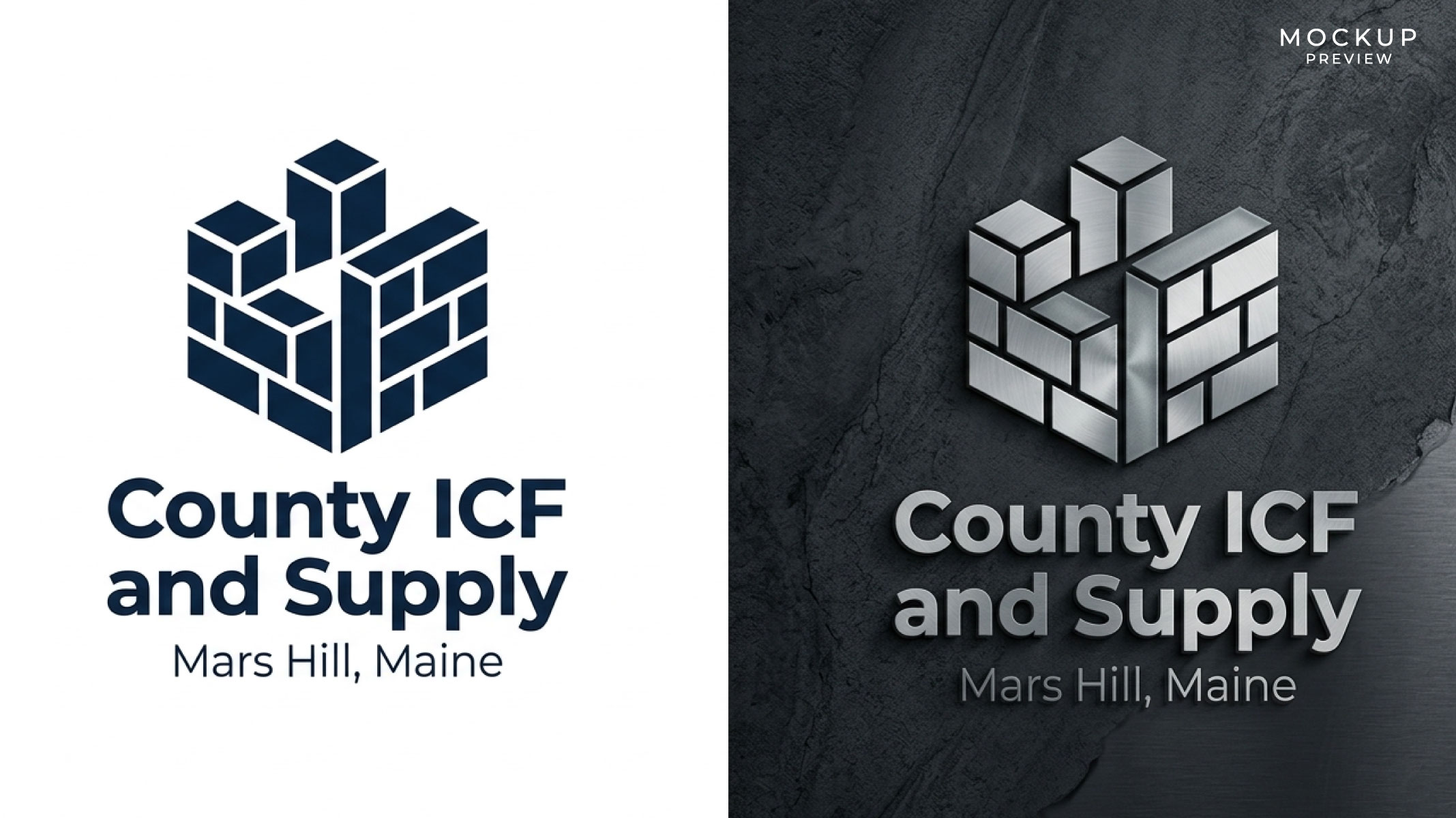 Logo-Design von UAD DESIGNS für County ICF and Supply  | Design #37068292