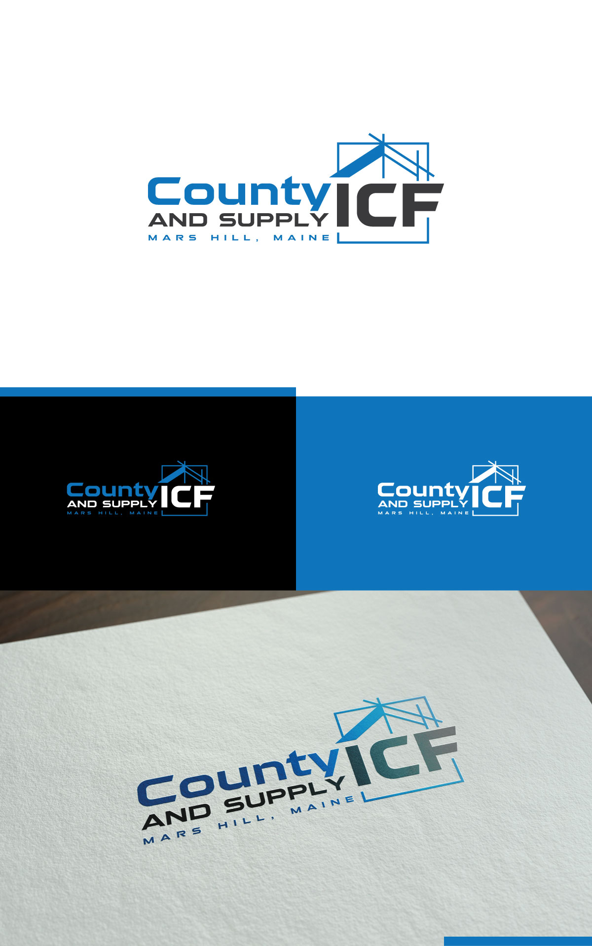 Logo-Design von creativepix für County ICF and Supply  | Design #37064316