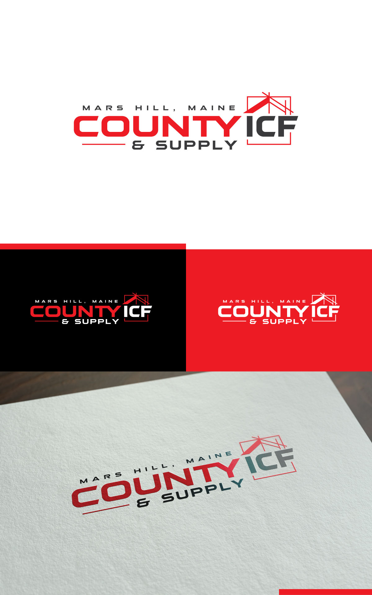 Logo-Design von creativepix für County ICF and Supply  | Design #37071812