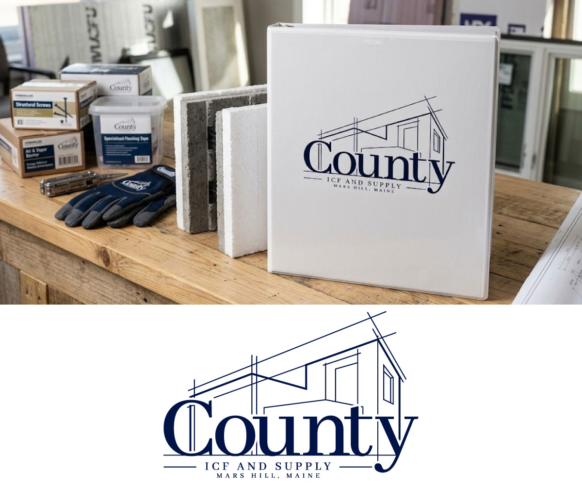 Logo-Design von Ansh Design für County ICF and Supply  | Design #37085866