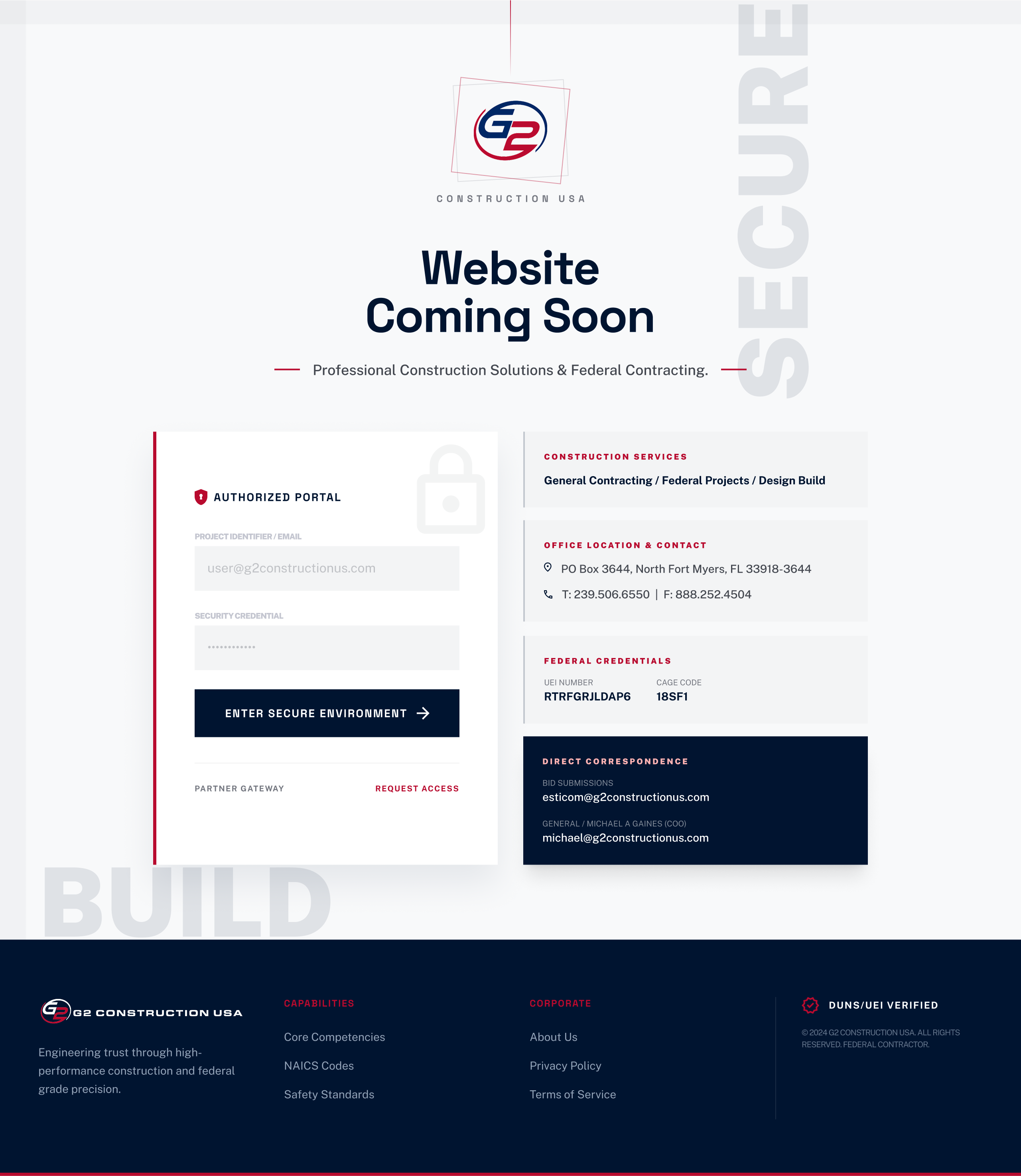 Web-Design von Amer Flihan (RBD) für G2 Construction USA LLC | Design #37066929