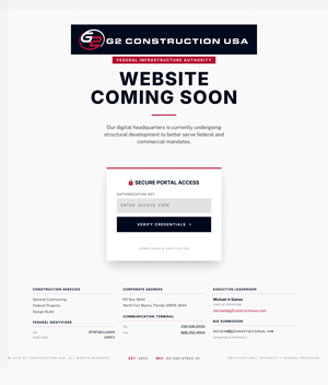 Web-Design von Amer Flihan (RBD) für G2 Construction USA LLC | Design: #37066943