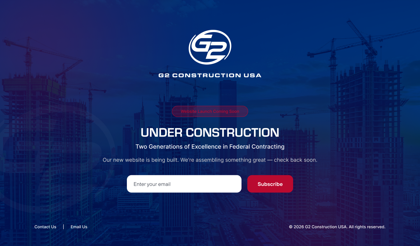 Web-Design von Dreams Designs für G2 Construction USA LLC | Design #37068748