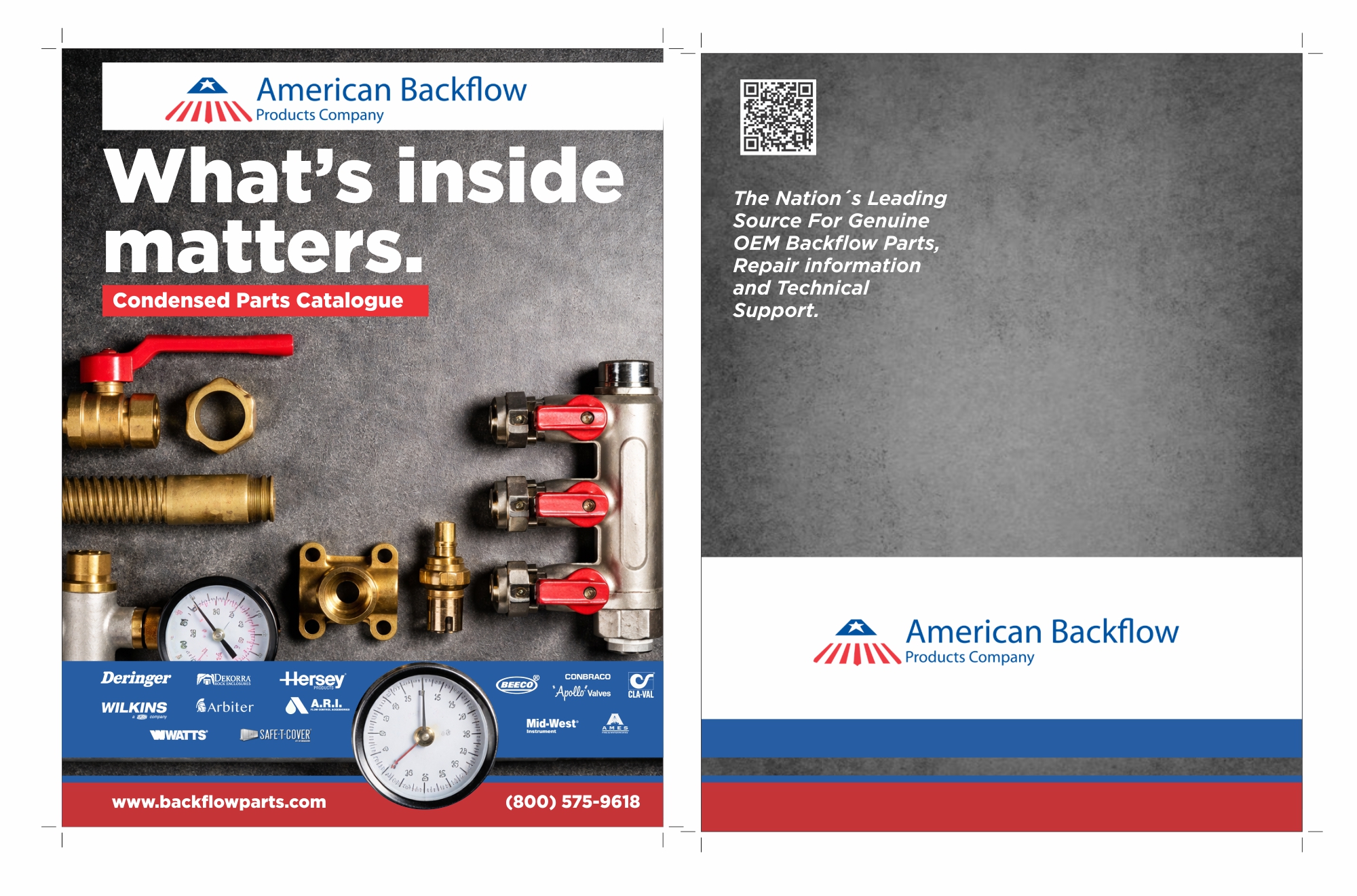 Catalogue Design by S A N T O C I E L O for American Backflow Products Company | Design #37086346