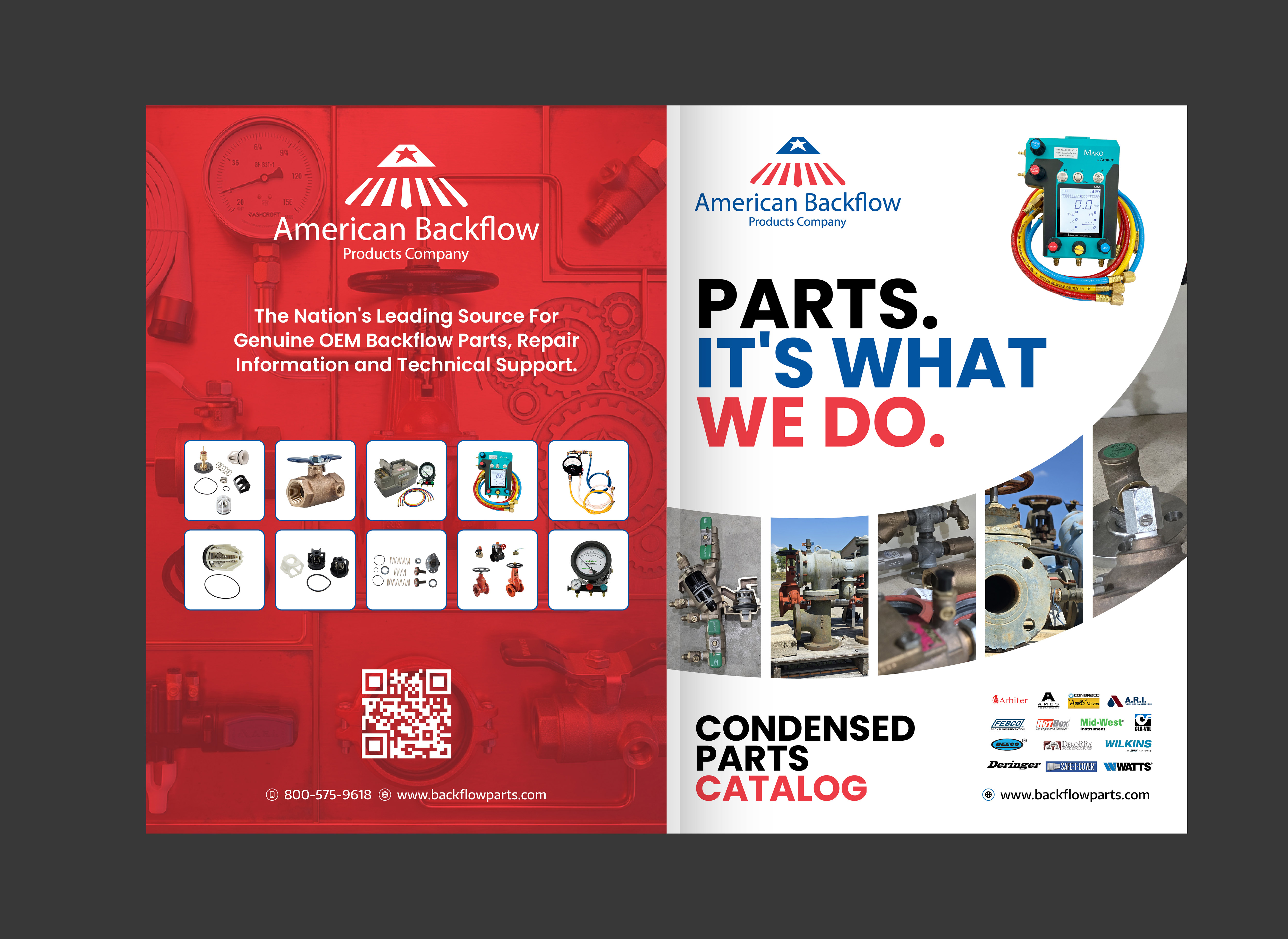 Catalogue Design by 3Guys for American Backflow Products Company | Design #37070949