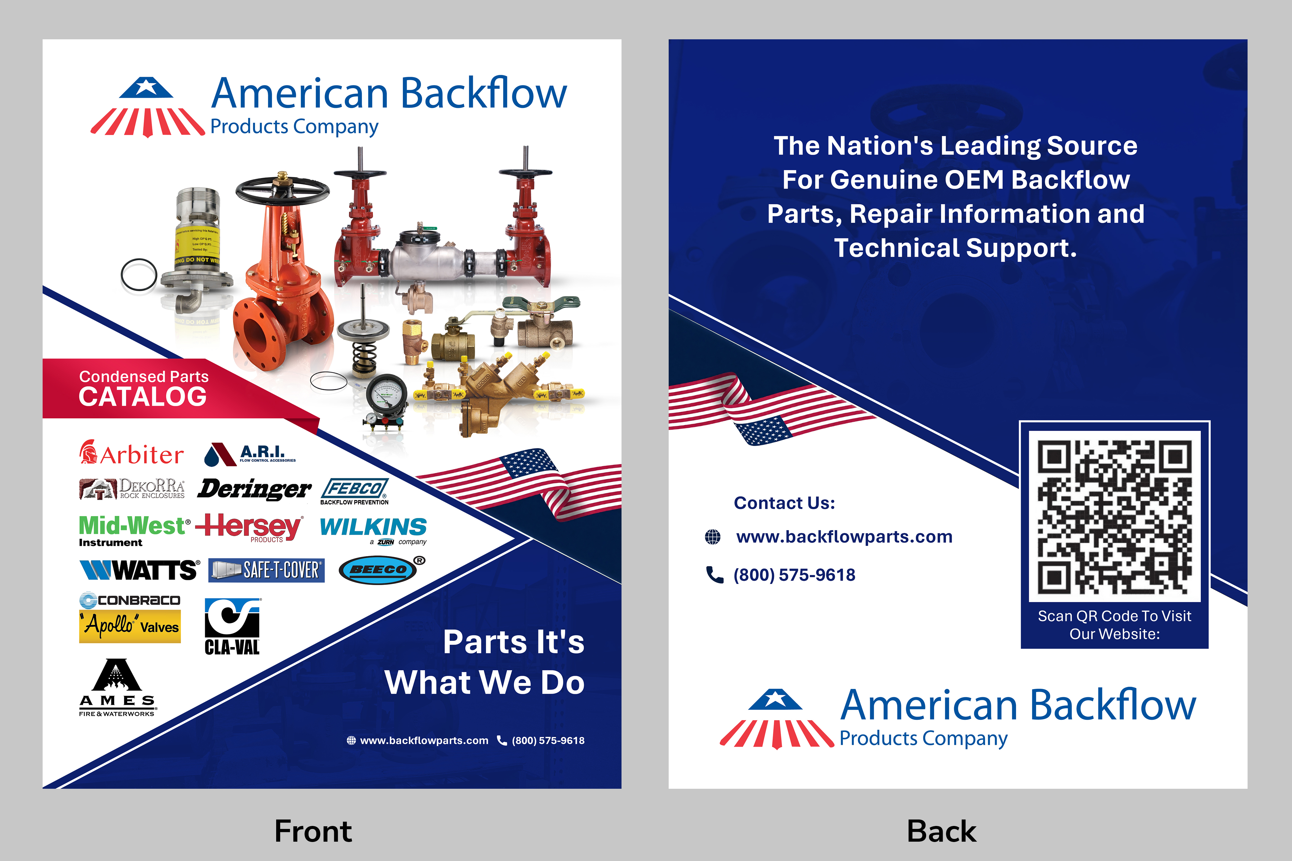 Catalogue Design by SAI DESIGNS for American Backflow Products Company | Design #37165368