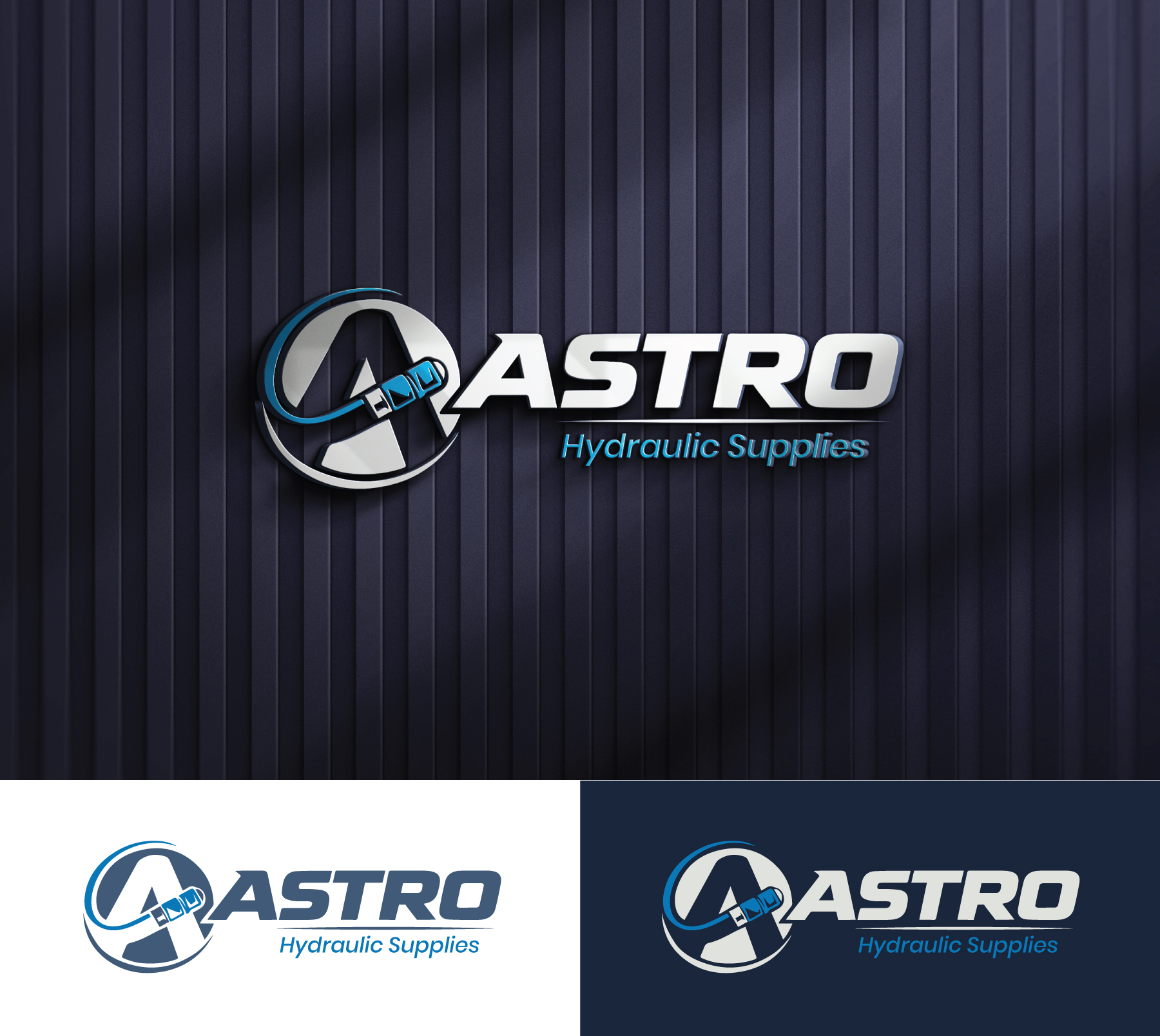 Logo Design by StromDesignHub for Astro Hydraulic Supplies | Design #37069126