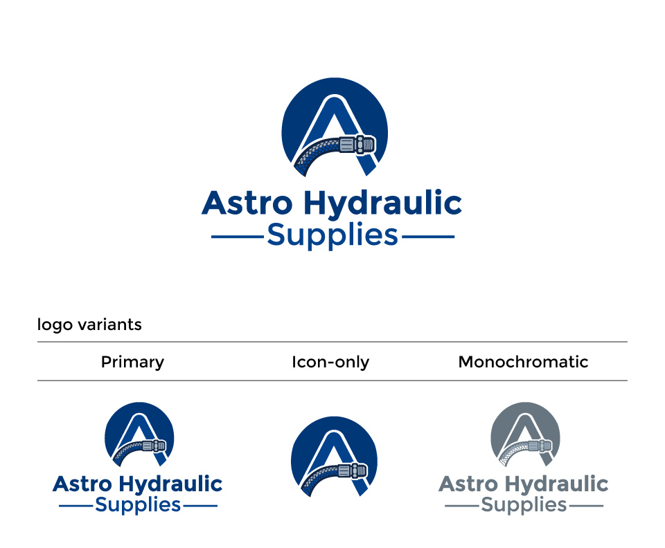 Diseño de Logo por Badhan para Astro Hydraulic Supplies | Diseño #37077045