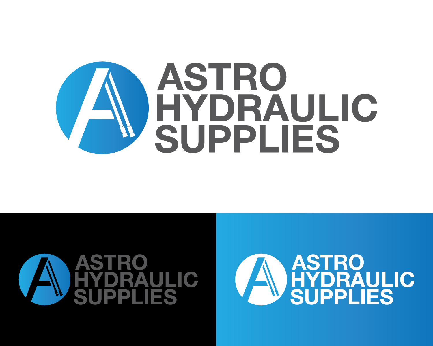 Logo Design by Box Graphic for Astro Hydraulic Supplies | Design #37066306