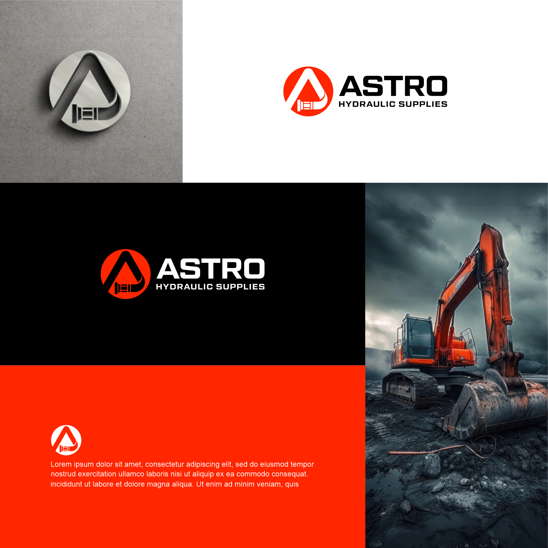 Logo Design by sabina aiko for Astro Hydraulic Supplies | Design #37069255
