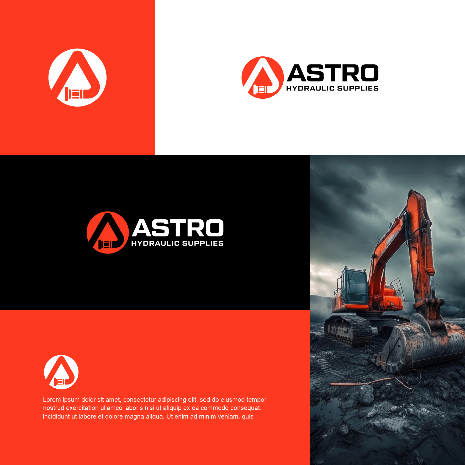 Logo Design by sabina aiko for Astro Hydraulic Supplies | Design #37069914