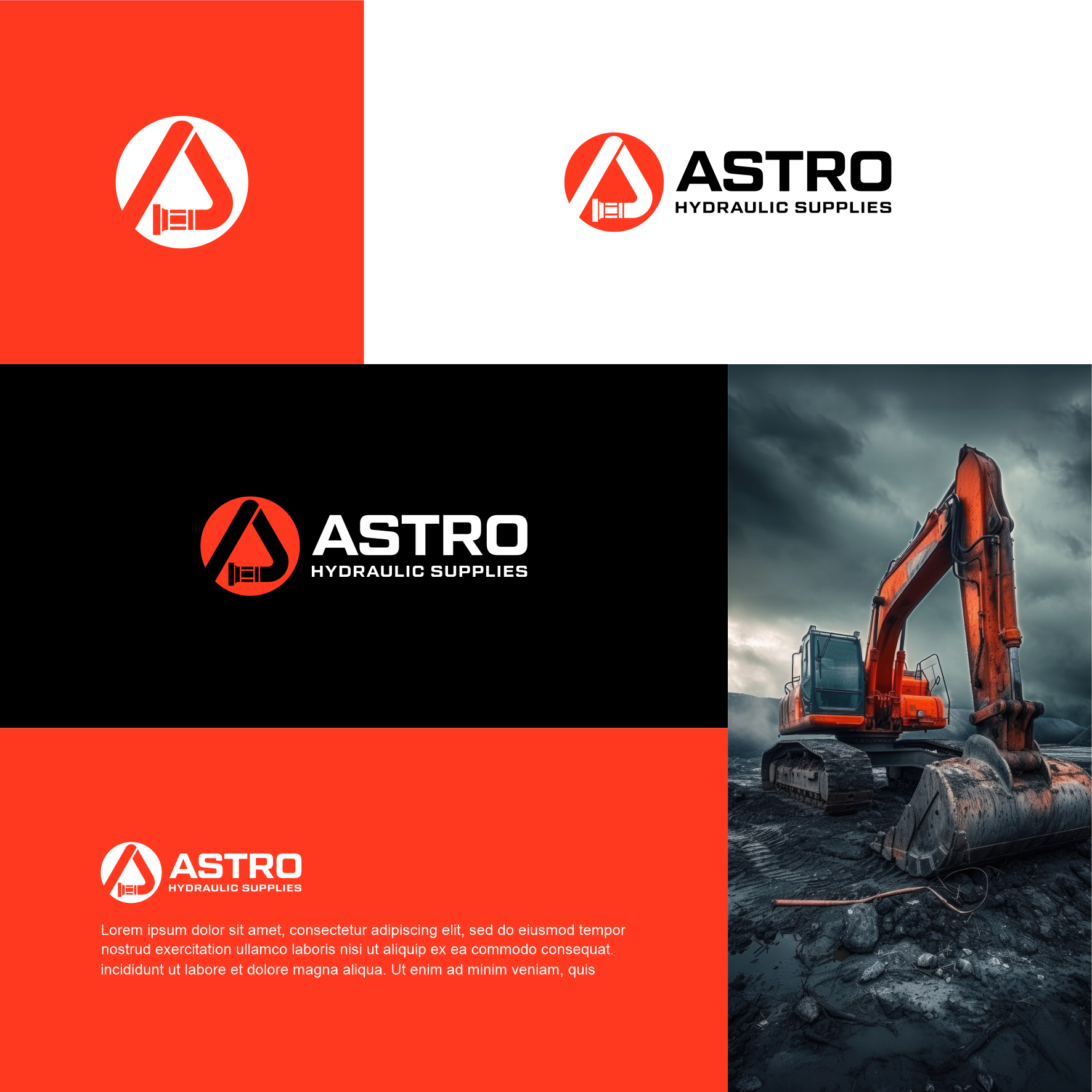 Logo Design by sabina aiko for Astro Hydraulic Supplies | Design #37069999
