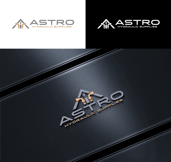 Logo Design by RA-bica for Astro Hydraulic Supplies | Design #37068015
