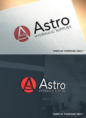 Logo Design by RaKu 2 for Astro Hydraulic Supplies | Design: #37077419