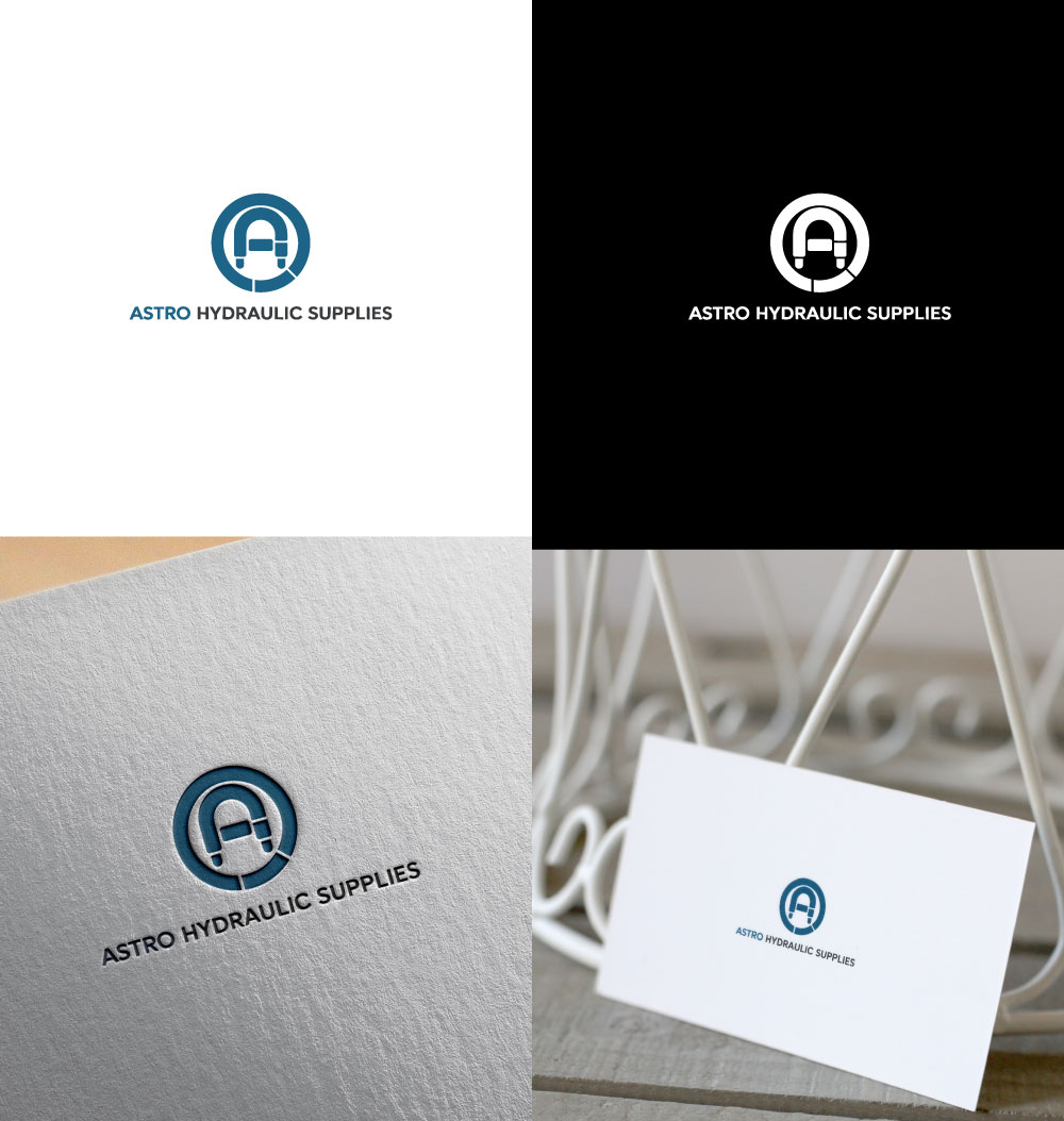 Logo Design by Jonshonkal for Astro Hydraulic Supplies | Design #37076300