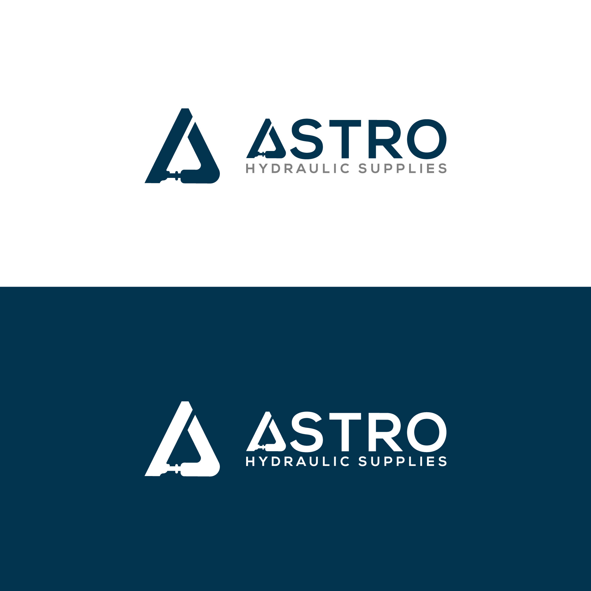 Logo Design by Ashlie Thomas for Astro Hydraulic Supplies | Design #37070176