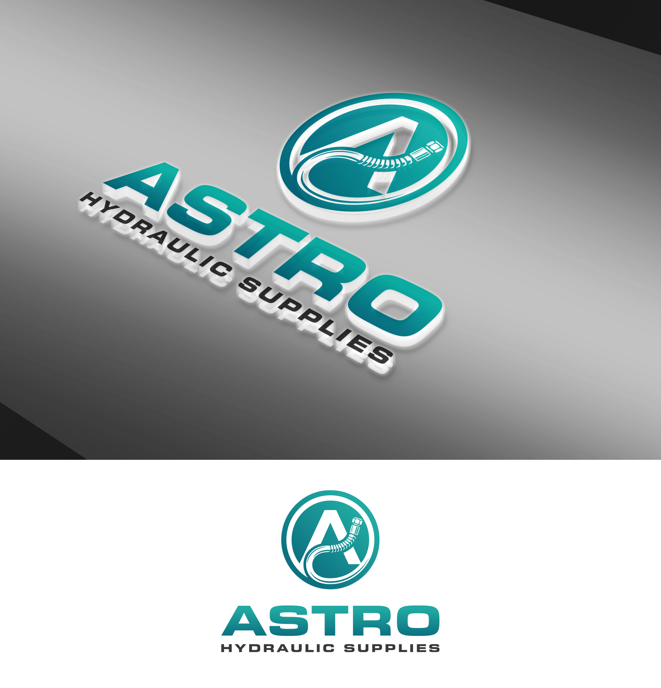 Logo Design by Designz Zone for Astro Hydraulic Supplies | Design #37070785