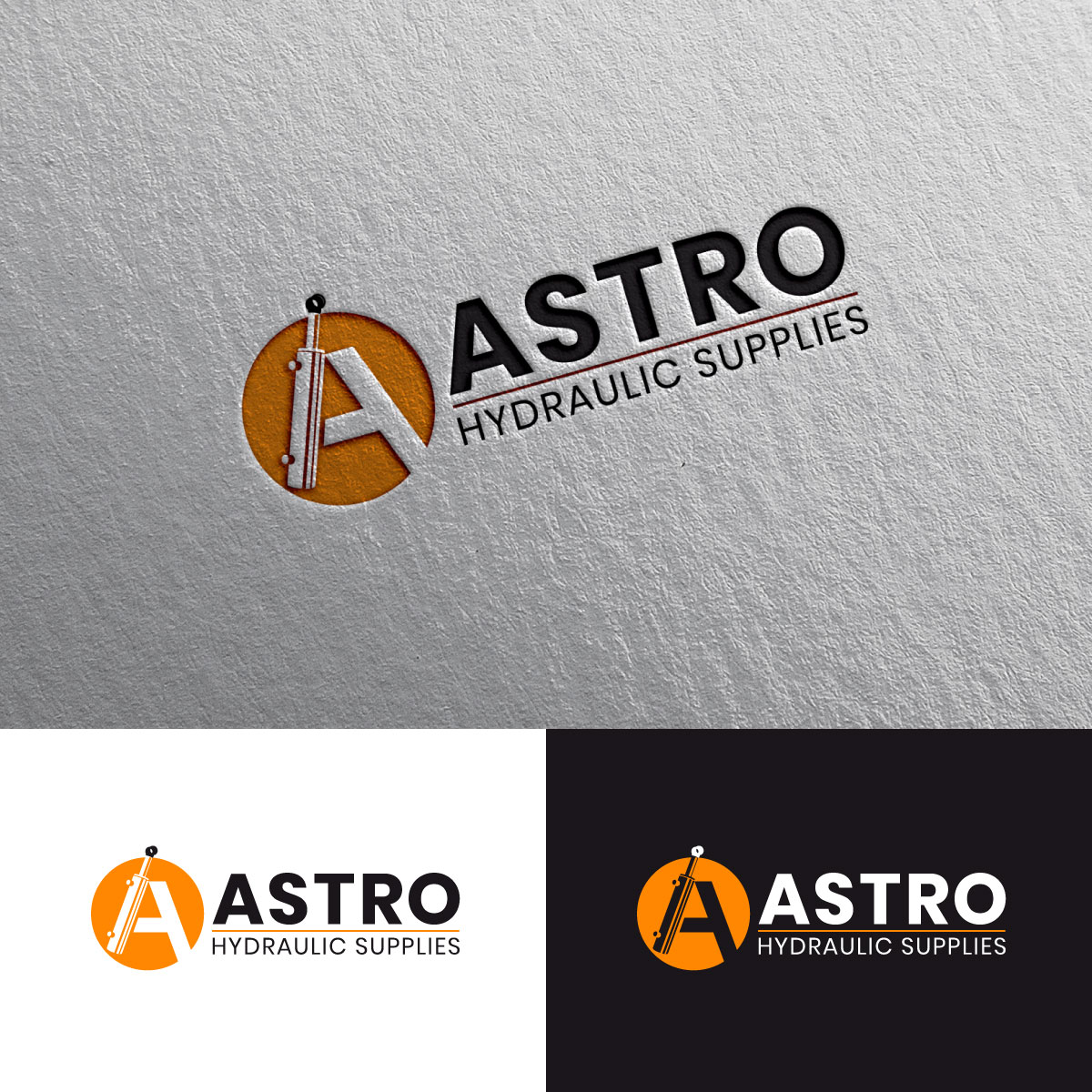 Logo Design by Alex Henry for Astro Hydraulic Supplies | Design #37072178