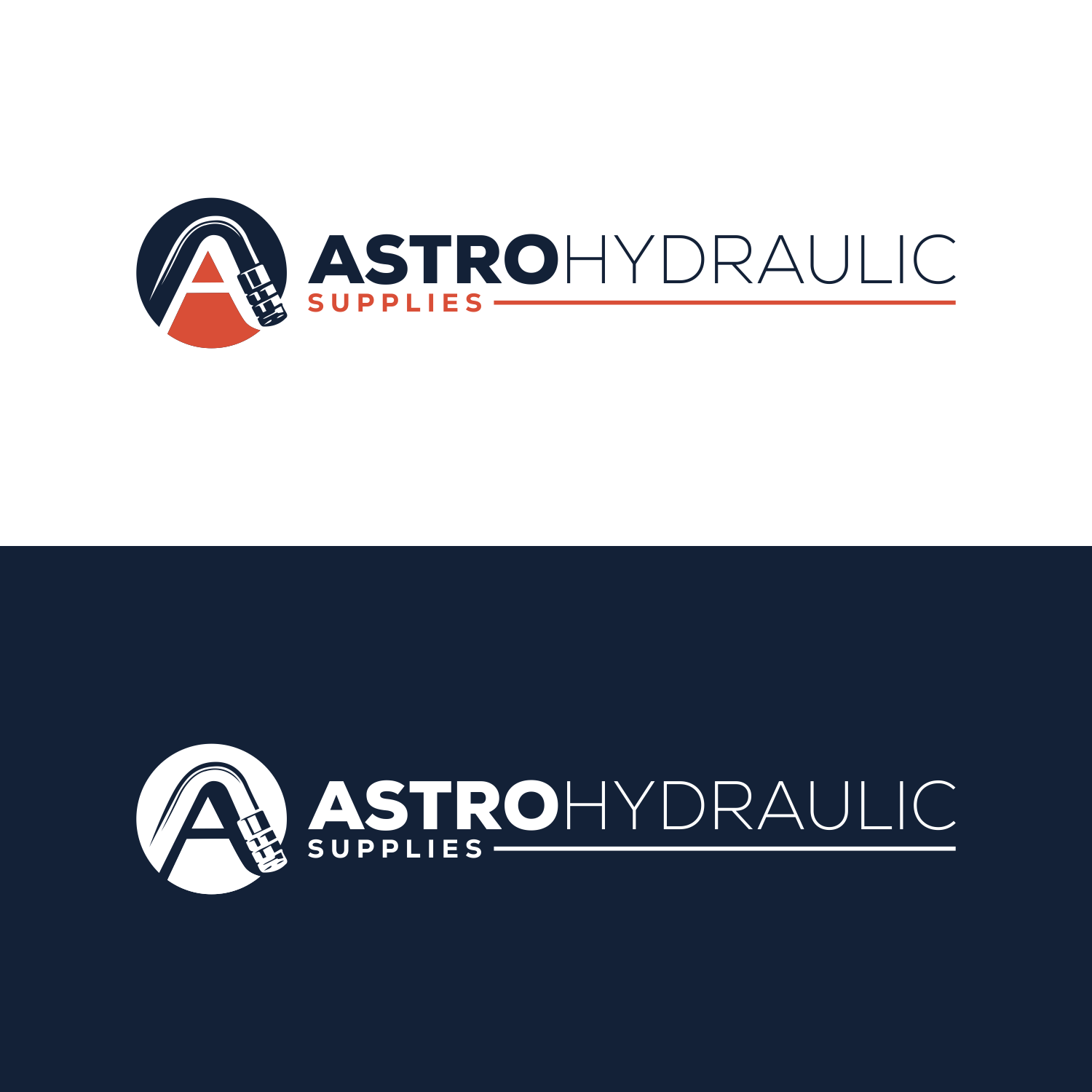 Logo Design by Eldmal for Astro Hydraulic Supplies | Design #37071324