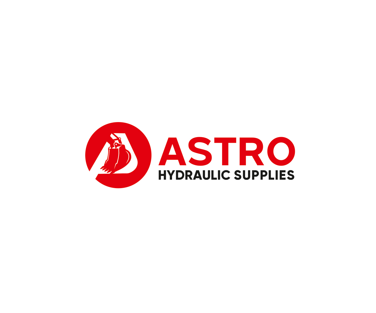 Logo Design by Vishak vasu for Astro Hydraulic Supplies | Design #37075179