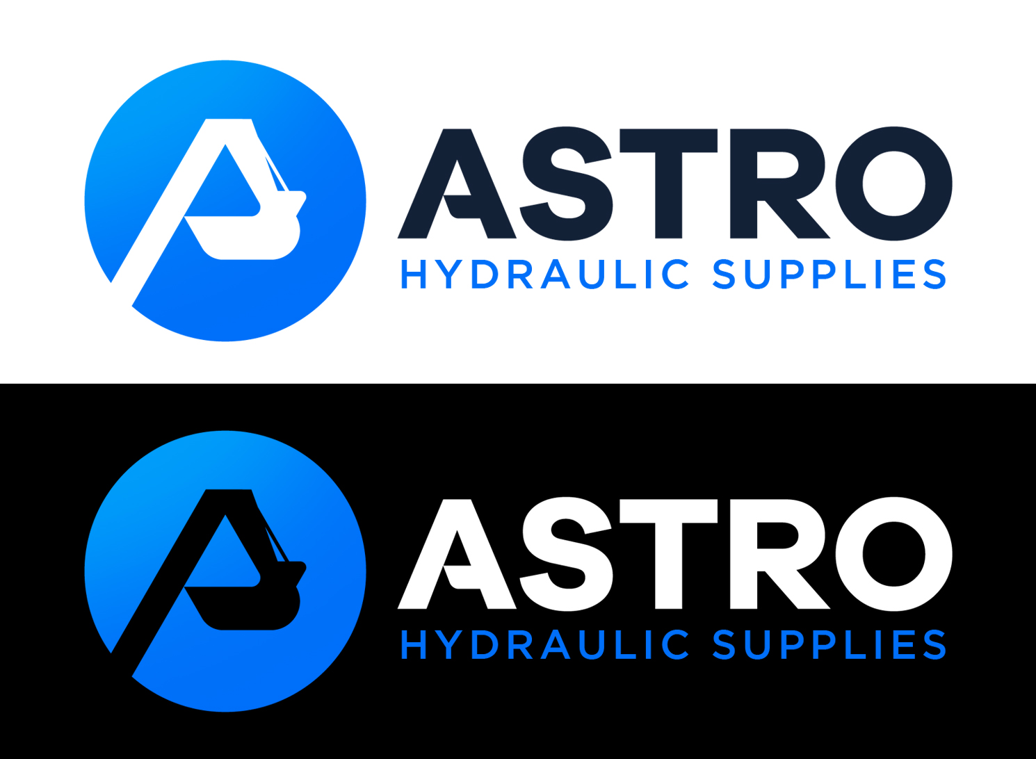 Logo Design by Noor Ezz for Astro Hydraulic Supplies | Design #37078140