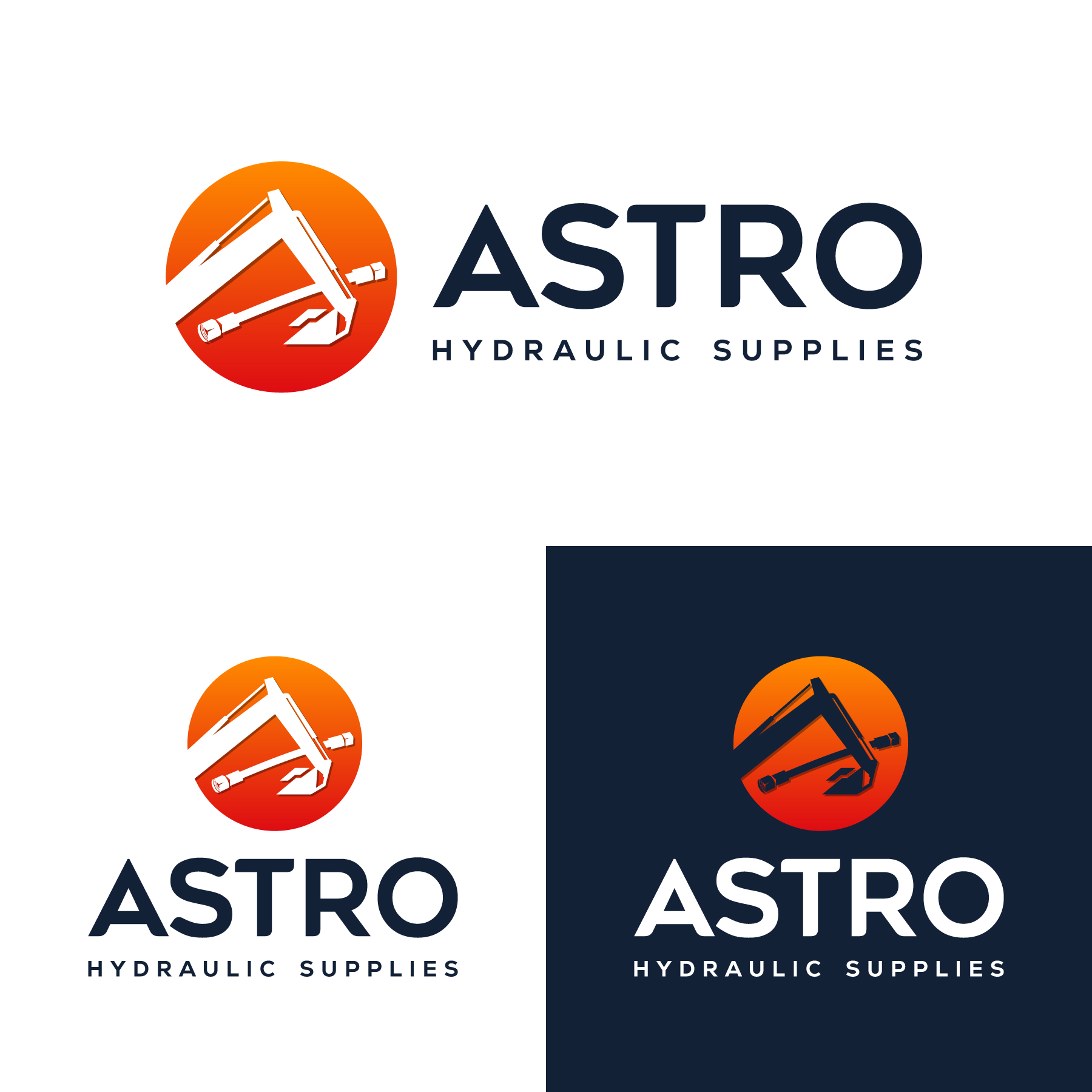 Logo Design by debdesign for Astro Hydraulic Supplies | Design #37068152