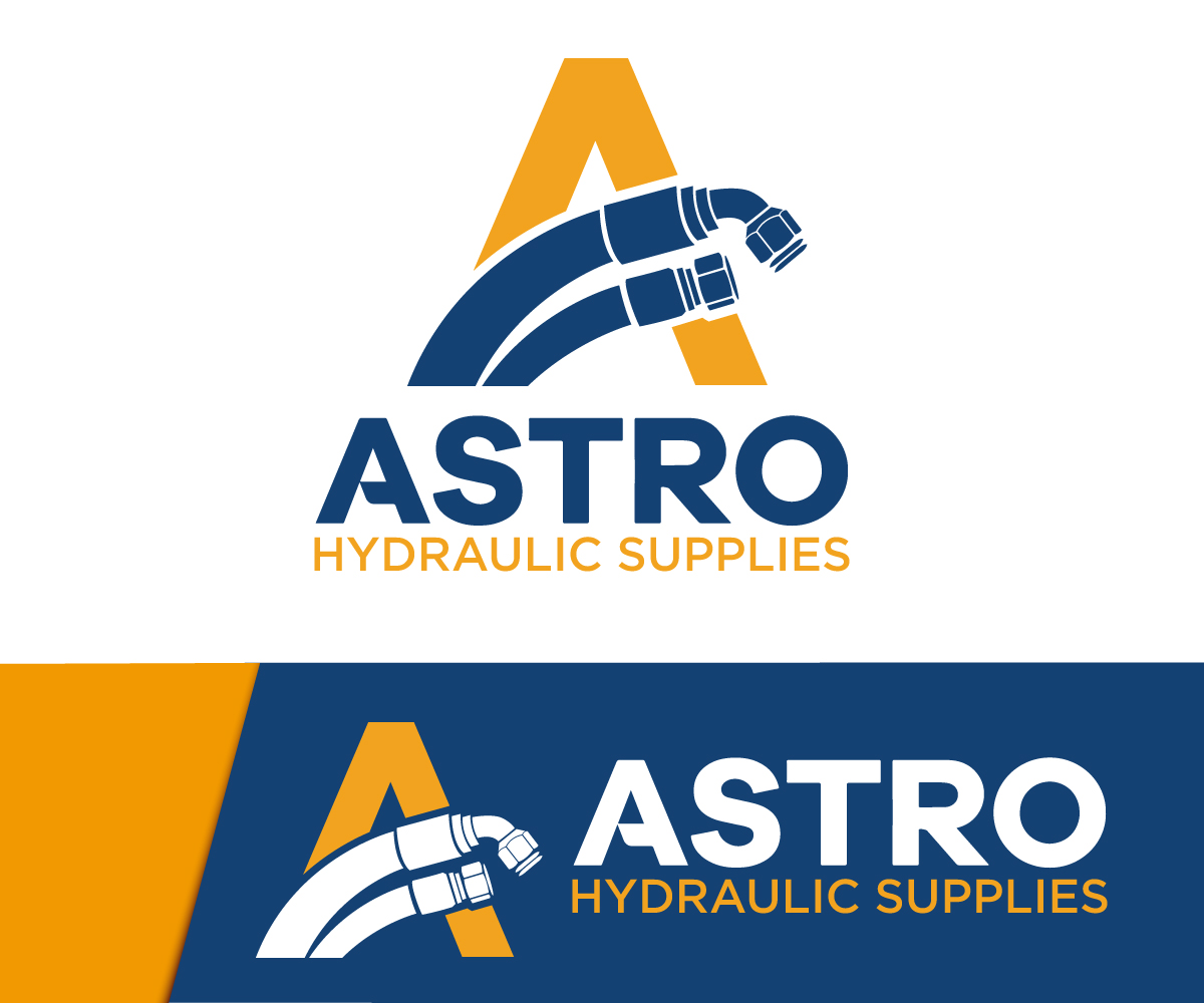 Logo Design by edwinnegz1 for Astro Hydraulic Supplies | Design #37066276