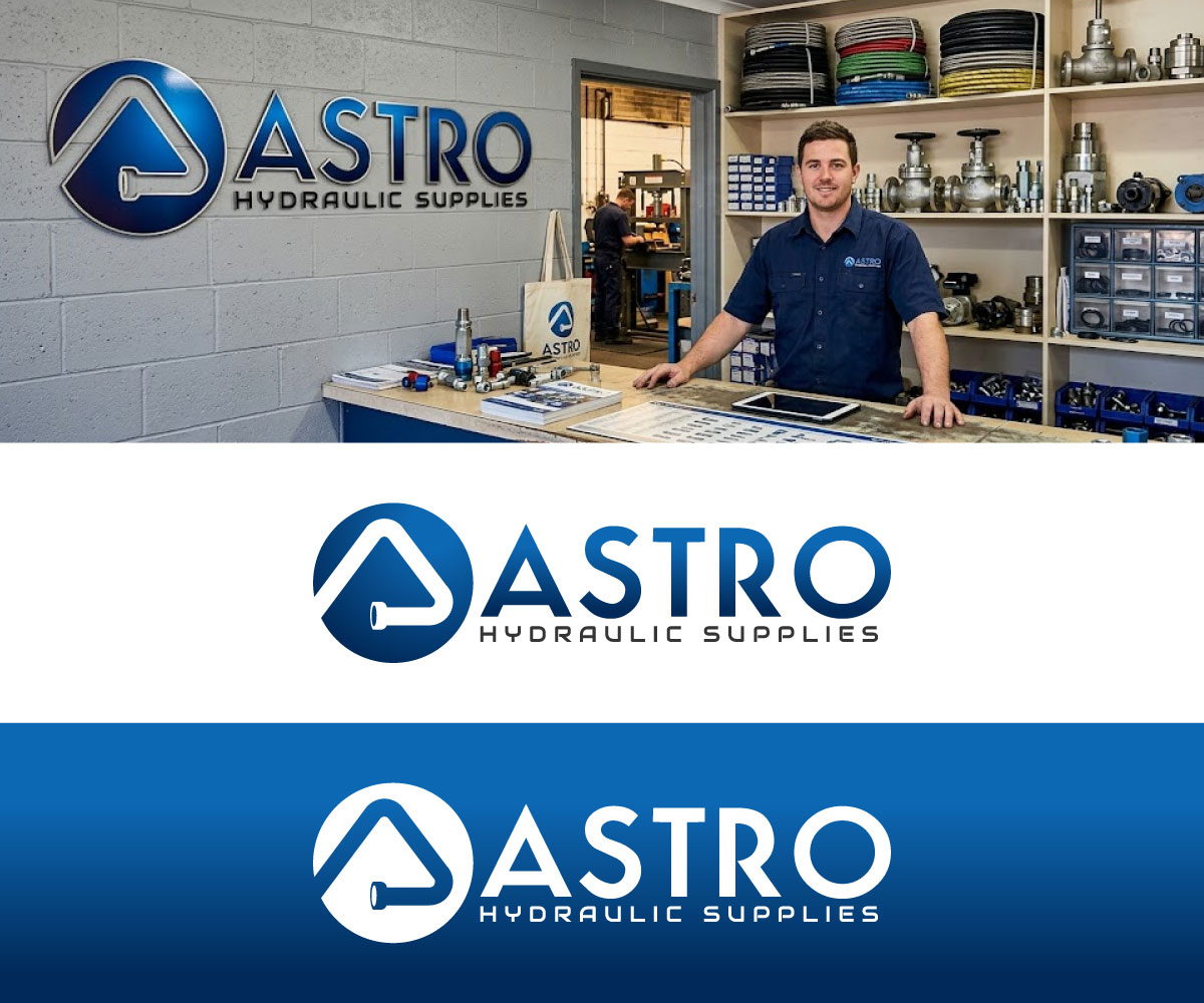 Diseño de Logo por Ansh Design para Astro Hydraulic Supplies | Diseño #37068550