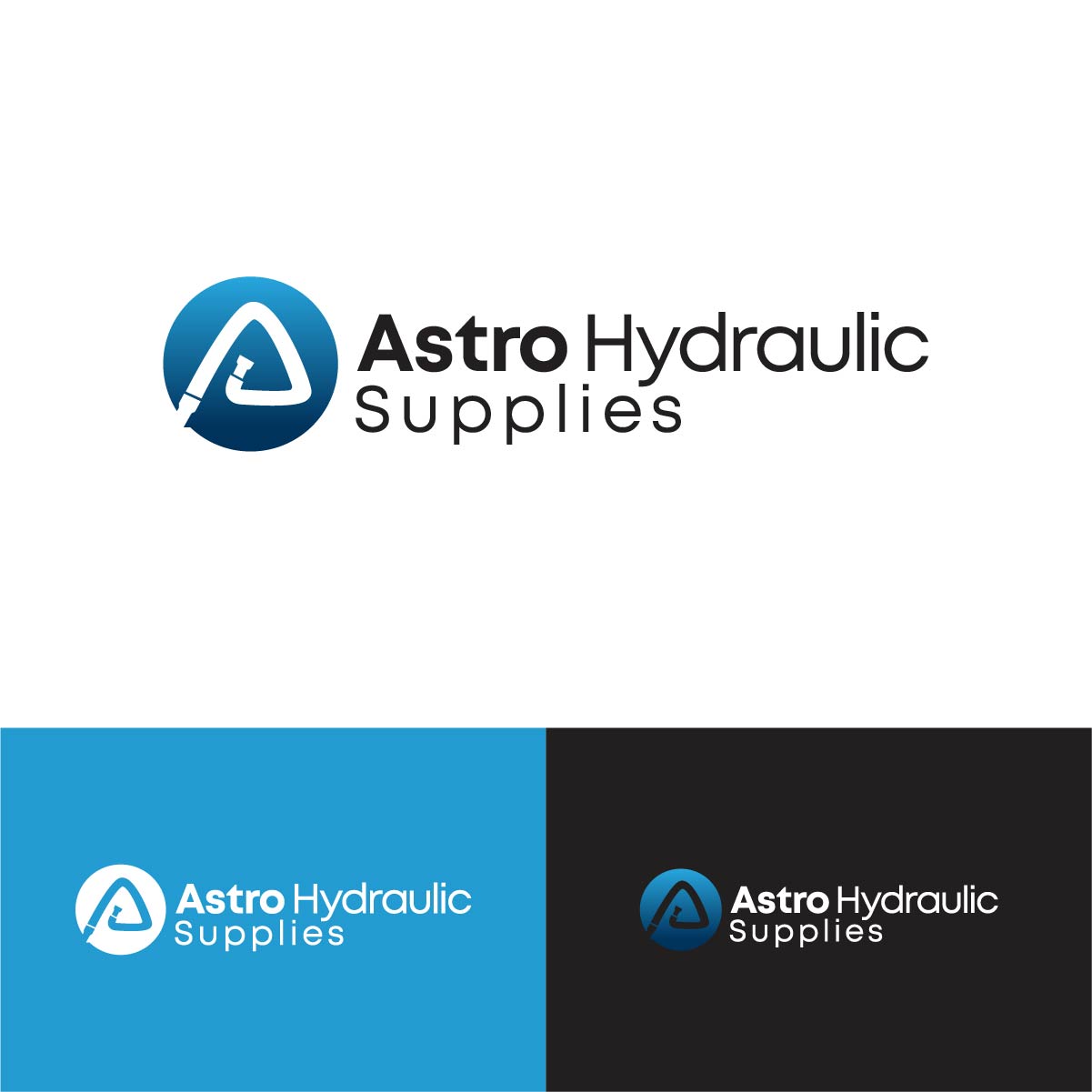 Logo Design by KajalRekha for Astro Hydraulic Supplies | Design #37068903
