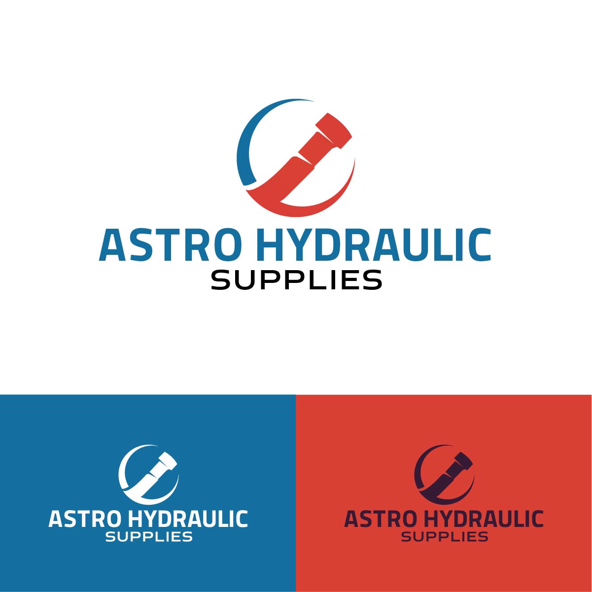 Logo Design by KajalRekha for Astro Hydraulic Supplies | Design #37068904