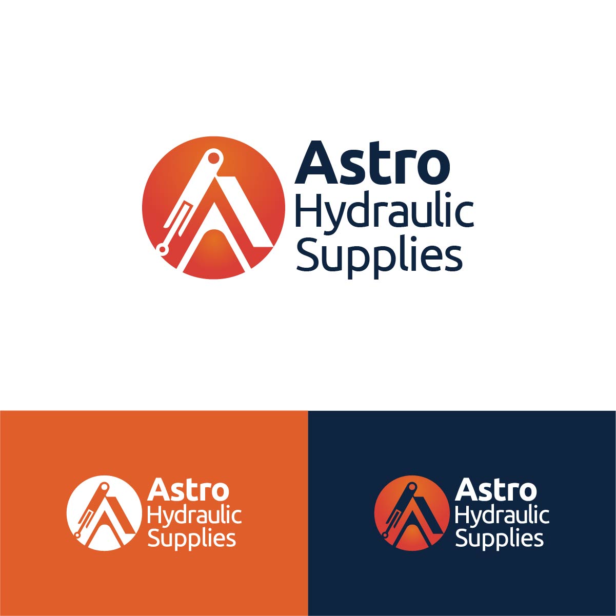 Logo Design by KajalRekha for Astro Hydraulic Supplies | Design #37068905