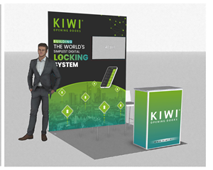 Trade Show Booth Design by Adi GFX for KIWI.KI GmbH | Design: #37080433