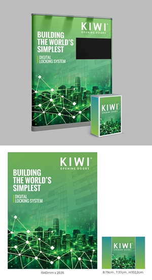 Trade Show Booth Design by Impressive Designs for KIWI.KI GmbH | Design #37072275
