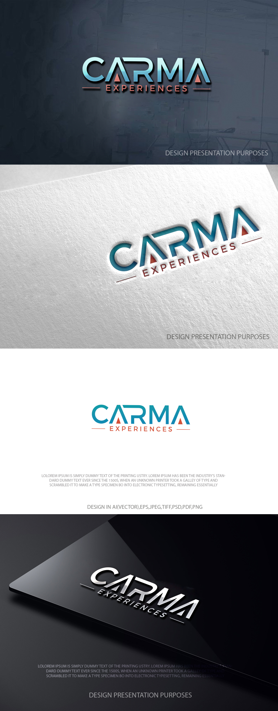 Logo Design by zebronicgraphic for Carma Experiences | Design #37073606