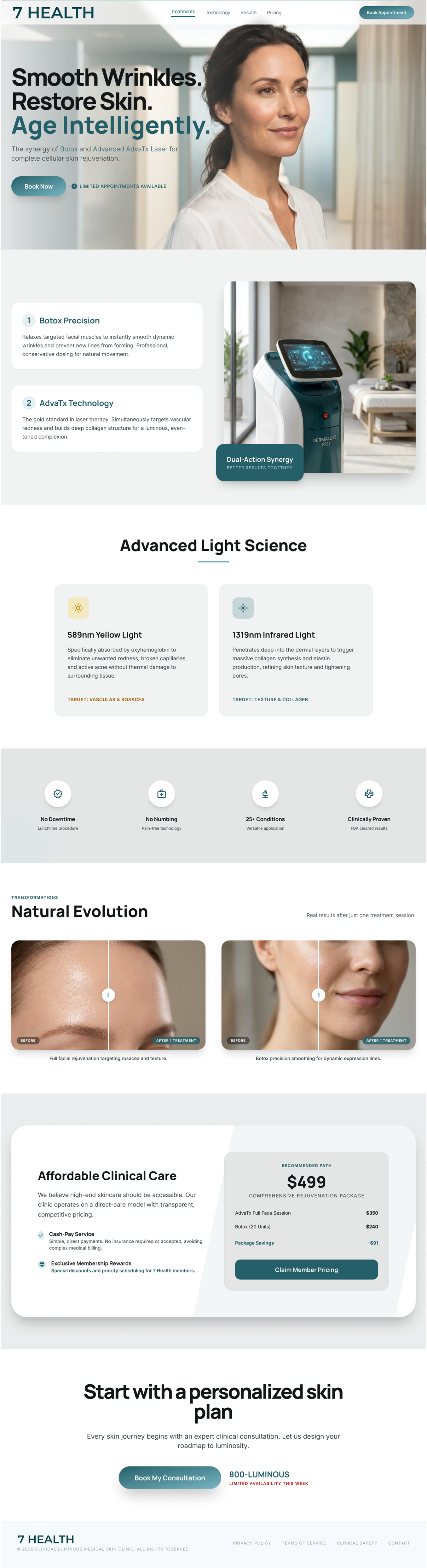 Diseño Web por Amer Flihan (RBD) para 7 Health | Diseño #37071919