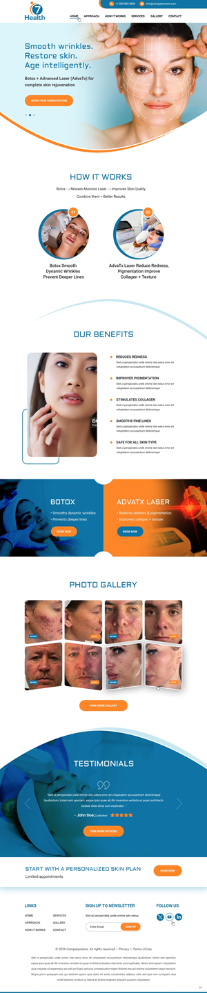 Diseño Web por pb para 7 Health | Diseño: #37074255