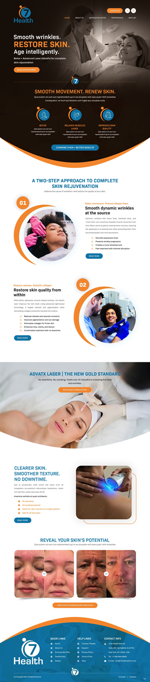 Diseño Web por pb para 7 Health | Diseño: #37074257