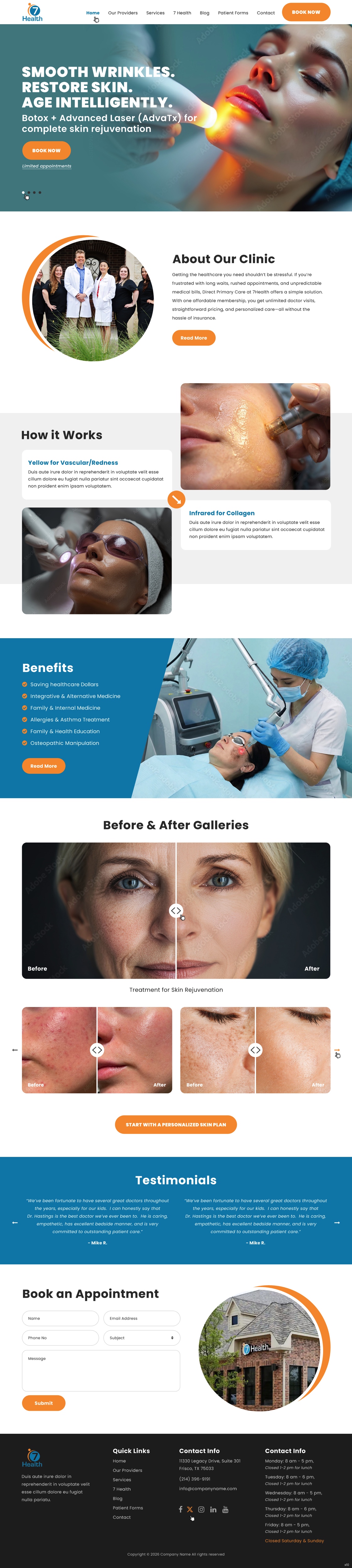 Diseño Web por pb para 7 Health | Diseño: #37074258