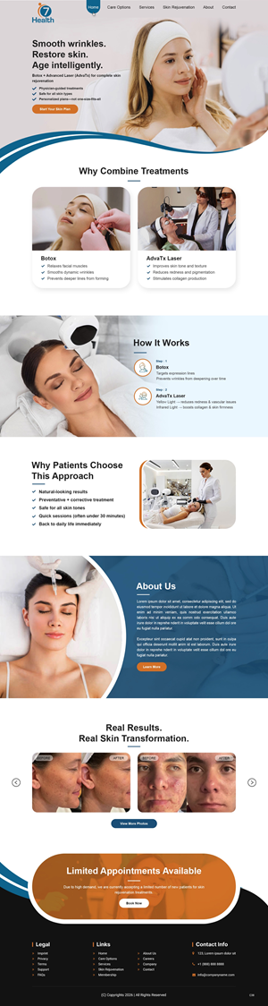 Diseño Web por pb para 7 Health | Diseño: #37074260