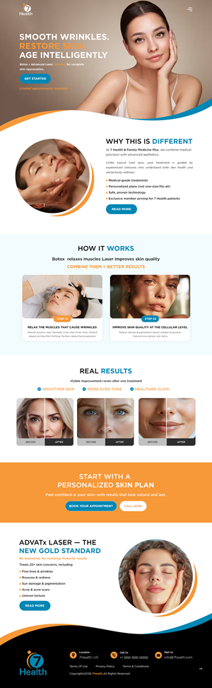 Diseño Web por pb para 7 Health | Diseño: #37082158