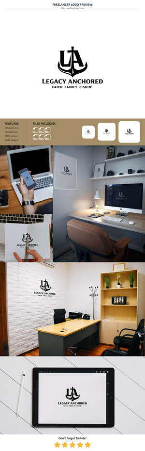 Logo Design by Pixel Foundry for Legacy Anchored | Design: #37078048