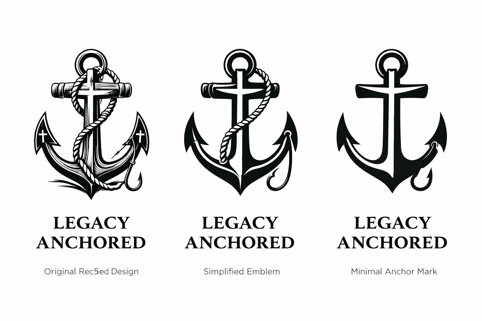 Logo Design by Casey Kelechi for Legacy Anchored | Design #37086086
