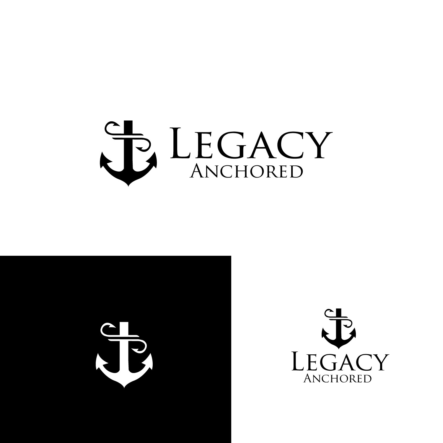 Logo Design by Art_lv for Legacy Anchored | Design #37103468
