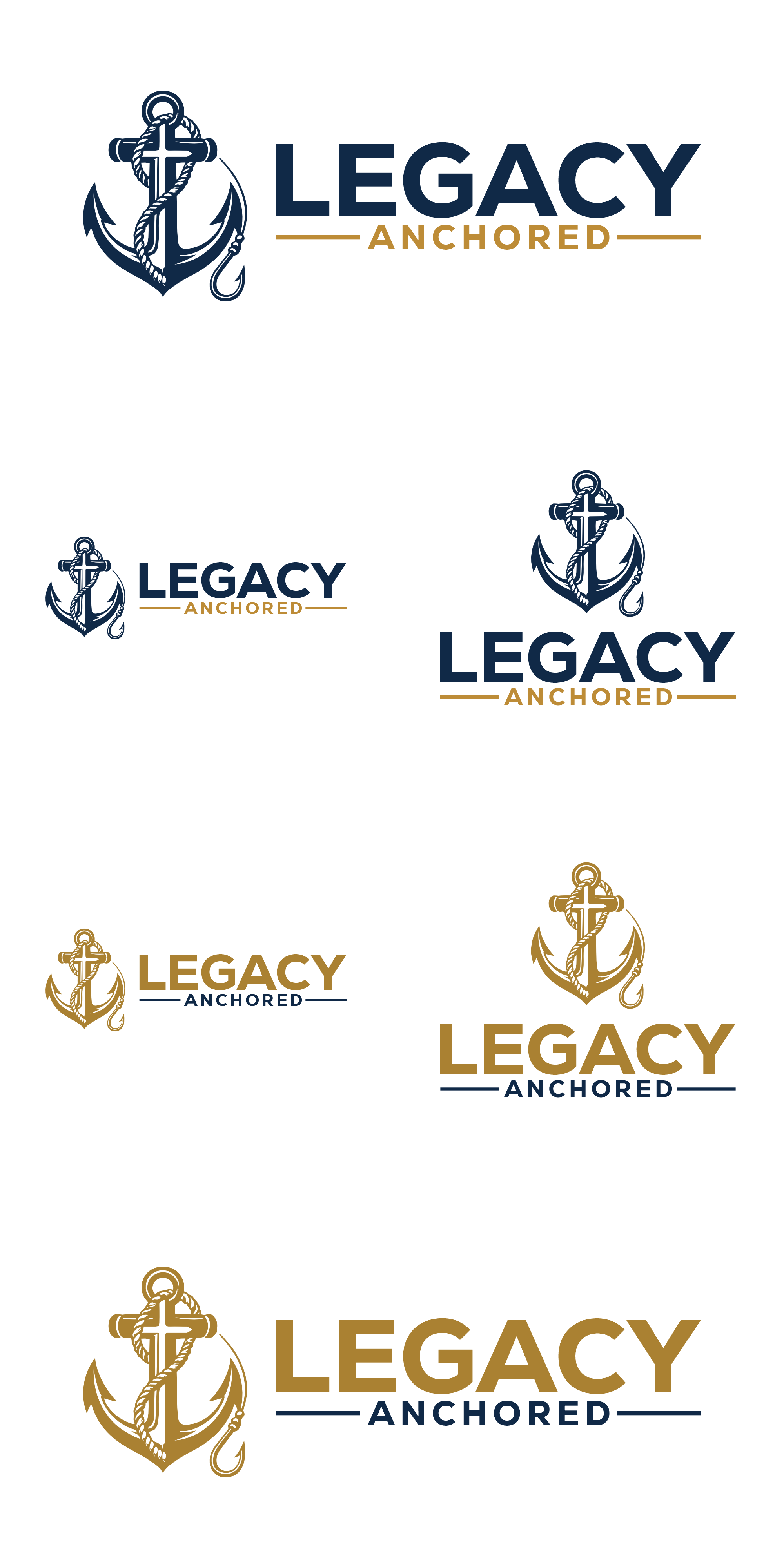 Logo Design by andreaslucky for Legacy Anchored | Design #37084511