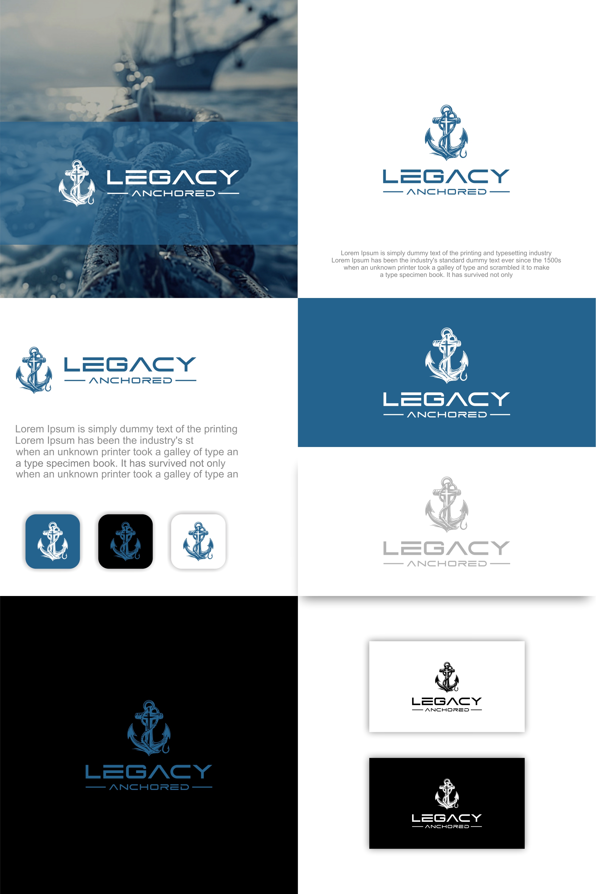 Diseño de Logo por Stone Black para Legacy Anchored | Diseño #37076378