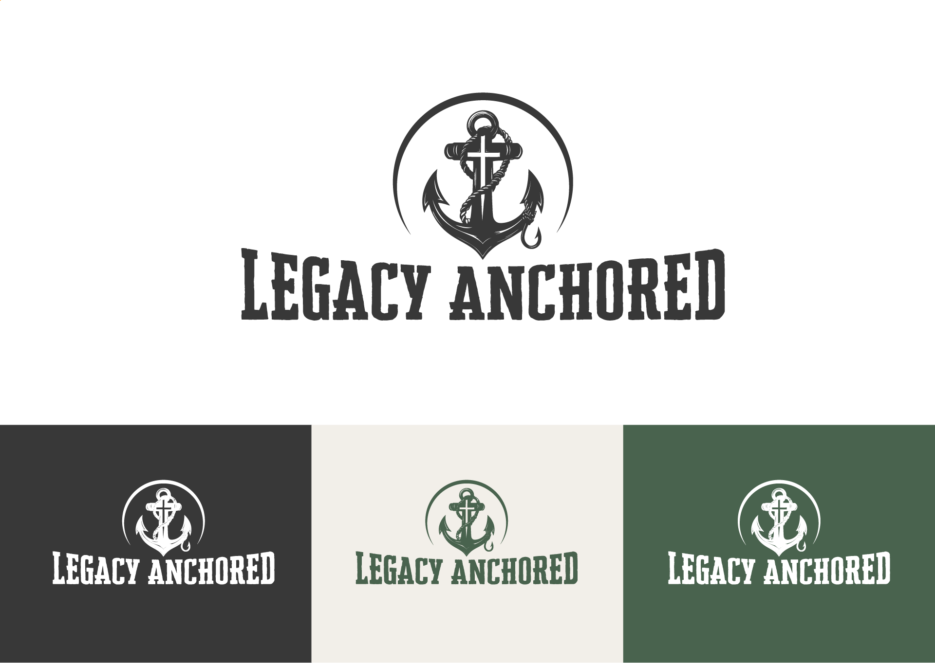 Logo Design by Rickyy for Legacy Anchored | Design #37075577