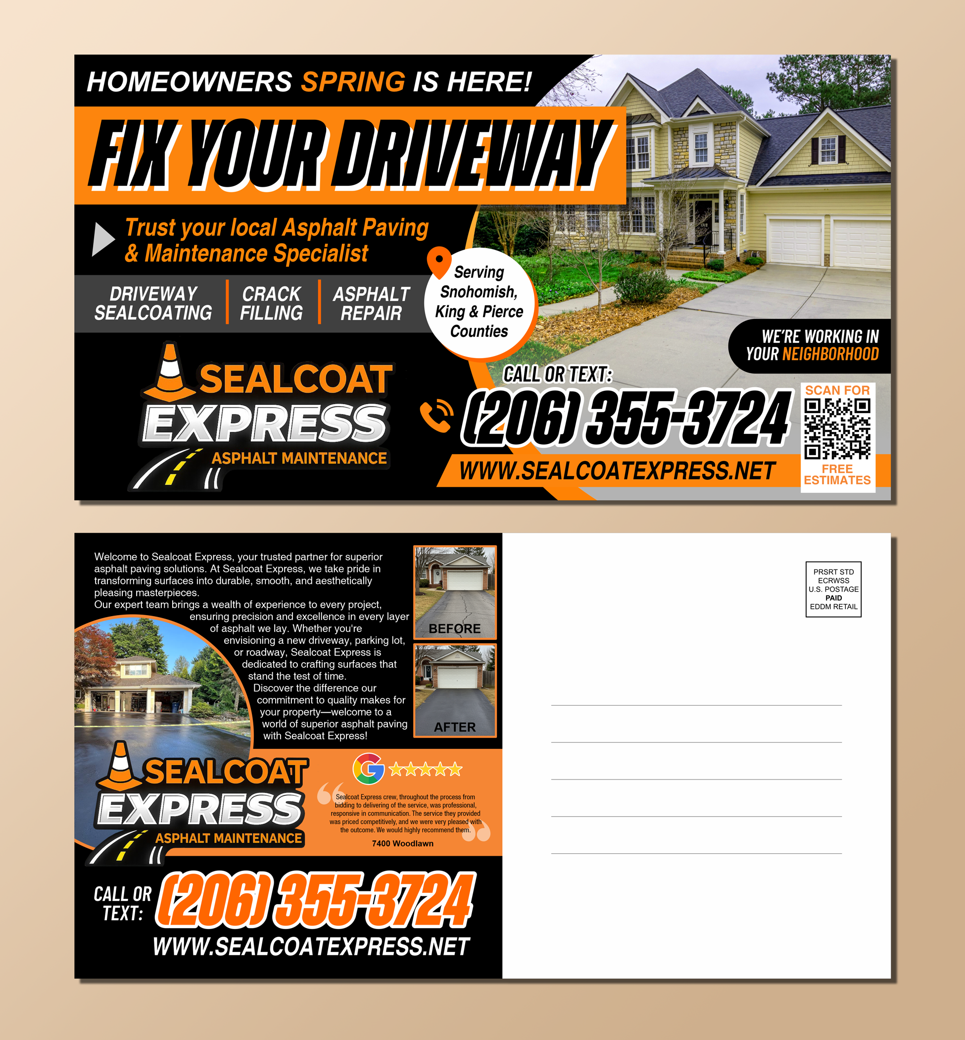 Postcard Design by typefdesign for this project | Design #37105431