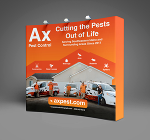 Ax Pest Control  Booth Backdrop