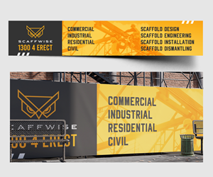 Mesh Banner Design for Business Premises