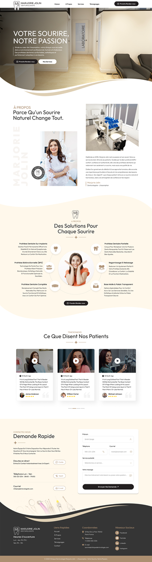 Web Design by Creative Design for this project | Design #37104425